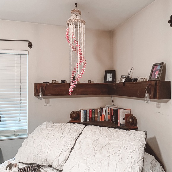 Anthropologie Other - Vintage Cowrie Shell Chandelier Hanging Fixture